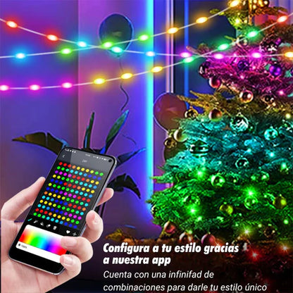 Luces Navideñas RGB – Súper Brillantes, Duraderas y con +15 Efectos